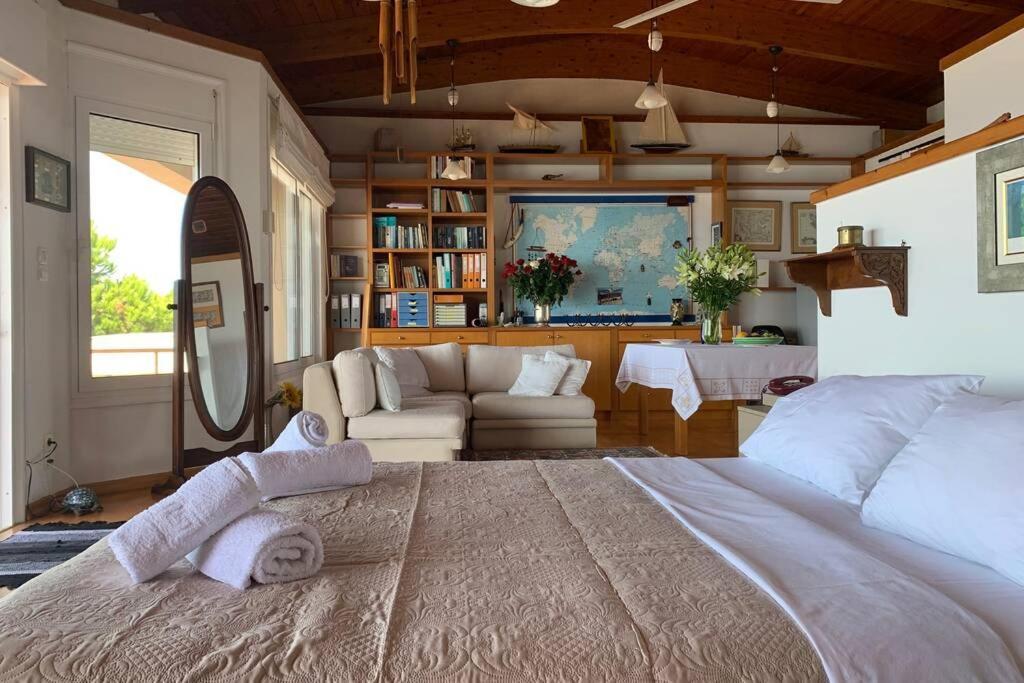 360º Suite With Endless Views To The Ionian Sea Mytikas  Exterior foto
